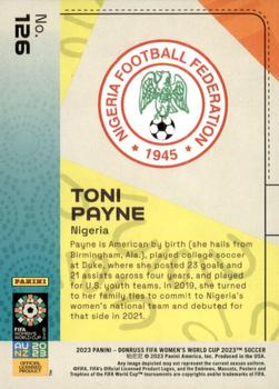 2023 Donruss FIFA Women's World Cup #126 Toni Payne Back