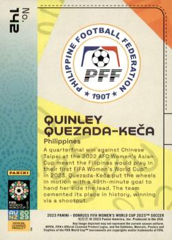 2023 Donruss FIFA Women's World Cup #142 Quinley Quezada-Keca Back