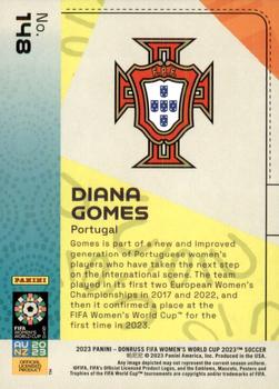 2023 Donruss FIFA Women's World Cup #148 Diana Gomes Back