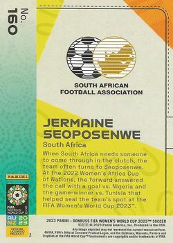 2023 Donruss FIFA Women's World Cup #160 Jermaine Seoposenwe Back