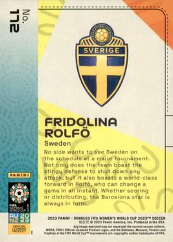 2023 Donruss FIFA Women's World Cup #172 Fridolina Rolfo Back