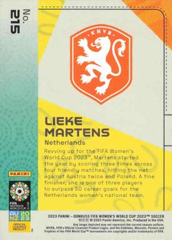 2023 Donruss FIFA Women's World Cup #215 Lieke Martens Back