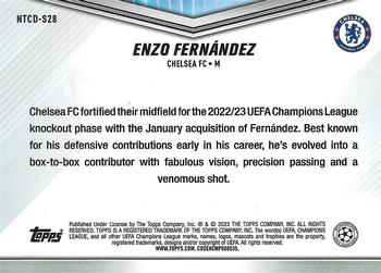 2023 Topps UEFA Champions League International Trading Card Day #NTCD-S28 Enzo Fernández Back