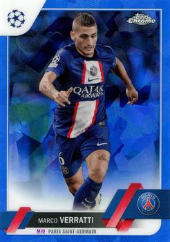 2022-23 Topps Chrome Sapphire Edition UEFA Club Competitions #73 Marco Verratti Front
