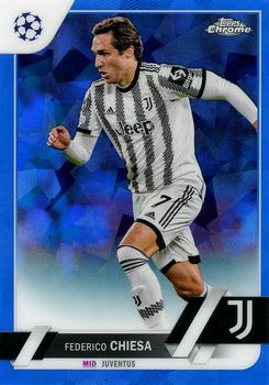 2022-23 Topps Chrome Sapphire Edition UEFA Club Competitions #83 Federico Chiesa Front
