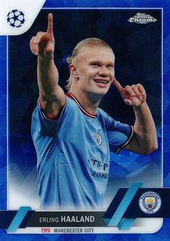 2022-23 Topps Chrome Sapphire Edition UEFA Club Competitions #99 Erling Haaland Front