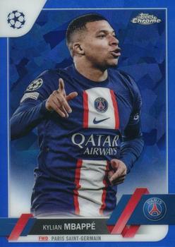 2022-23 Topps Chrome Sapphire Edition UEFA Club Competitions #100 Kylian Mbappé Front