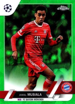 2022-23 Topps Chrome Sapphire Edition UEFA Club Competitions - Green #42 Jamal Musiala Front