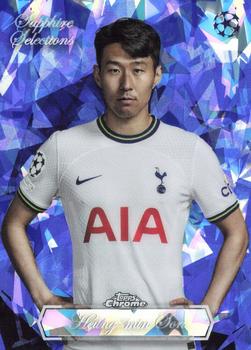 2022-23 Topps Chrome Sapphire Edition UEFA Club Competitions - Sapphire Selections #SS-6 Heung-min Son Front