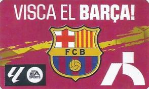 2023-24 Panini LaLiga Este Chicles Stickers #5 Visca El Barca Front