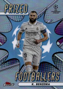 2022-23 Finest UEFA Club Competitions - Prized Footballers #PF-18 Karim Benzema Front