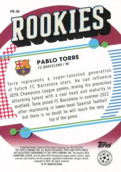 2022-23 Finest UEFA Club Competitions - Finest Rookies #FR-10 Pablo Torre Back