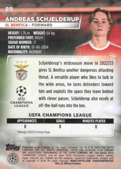 2022-23 Stadium Club Chrome UEFA Club Competitions #89 Andreas Schjelderup Back