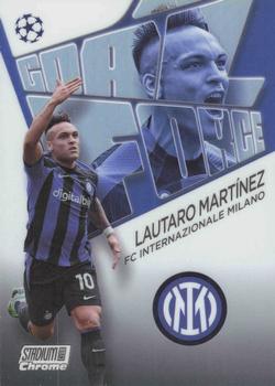 2022-23 Stadium Club Chrome UEFA Club Competitions - Goal Force #GF-LM Lautaro Martínez Front