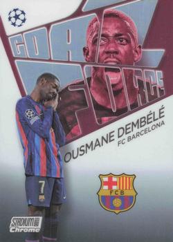 2022-23 Stadium Club Chrome UEFA Club Competitions - Goal Force #GF-OD Ousmane Dembélé Front