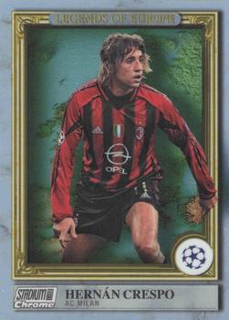 2022-23 Stadium Club Chrome UEFA Club Competitions - Legends of Europe #LE-HC Hernán Crespo Front