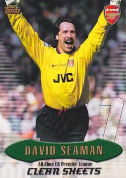 2002-03 Topps Premier Gold 2003 - All-Time Premier League Records #AT16 David Seaman Front