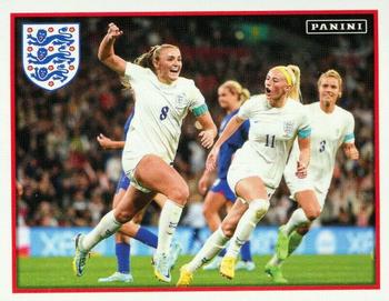 2023 Panini One England #10 Georgia Stanway / Chloe Kelly / Rachel Daly Front