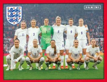 2023 Panini One England #162 The Lionesses Team Photo Front