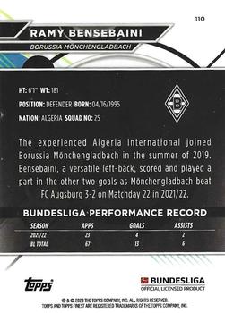2022-23 Finest Bundesliga #110 Ramy Bensebaini Back