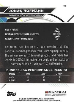 2022-23 Finest Bundesliga #111 Jonas Hofmann Back