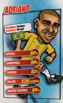 2006 Match Magazine World Cup Trump Cards #NNO Adriano Front