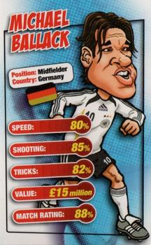 2006 Match Magazine World Cup Trump Cards #NNO Michael Ballack Front