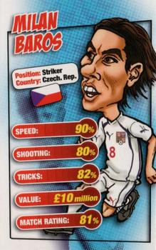 2006 Match Magazine World Cup Trump Cards #NNO Milan Baros Front