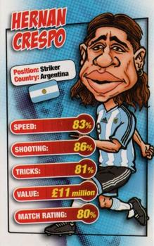 2006 Match Magazine World Cup Trump Cards #NNO Hernan Crespo Front