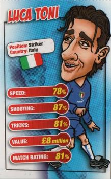 2006 Match Magazine World Cup Trump Cards #NNO Luca Toni Front