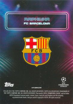 2022-23 Topps Showtime UEFA Club Competitions #NNO Raphinha Back