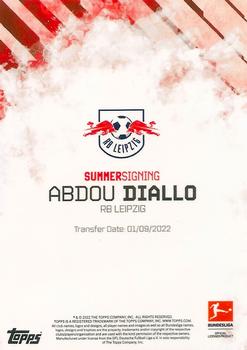 2022-23 Topps Bundesliga Summer Signings #NNO Abdou Diallo Back