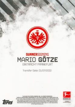 2022-23 Topps Bundesliga Summer Signings #NNO Mario Götze Back