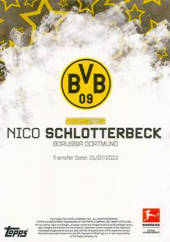2022-23 Topps Bundesliga Summer Signings #NNO Nico Schlotterbeck Back