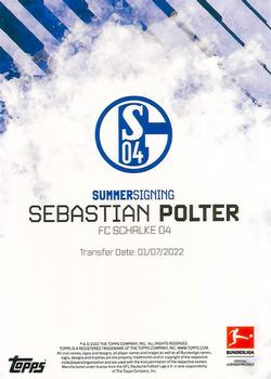 2022-23 Topps Bundesliga Summer Signings #NNO Sebastian Polter Back