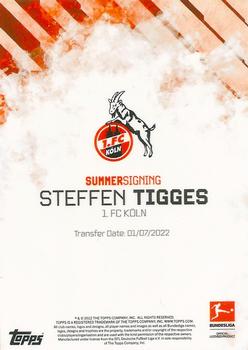 2022-23 Topps Bundesliga Summer Signings #NNO Steffen Tigges Back