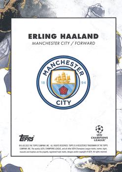 2022-23 Topps Inception UEFA Club Competitions - Rainbow #NNO Erling Haaland Back