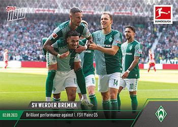 2023-24 Topps Now Bundesliga English #019 SV Werder Bremen Front