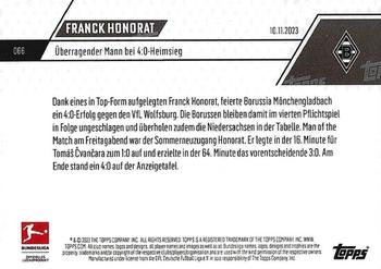 2023-24 Topps Now Bundesliga German #066 Franck Honorat Back