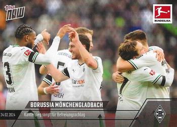 2023-24 Topps Now Bundesliga German #129 Borussia Mönchengladbach Front