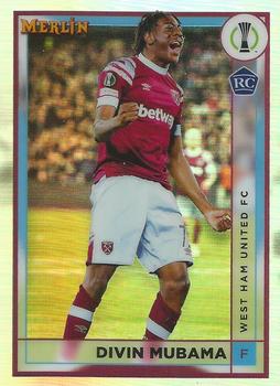 2022-23 Merlin Chrome UEFA Club Competitions - Refractor #85 Divin Mubama Front