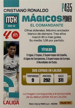 2023-24 Panini Megacracks LaLiga EA Sports - Mágicos Power #P435 Cristiano Ronaldo Back