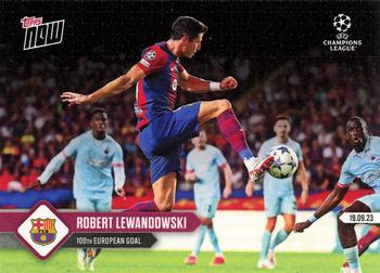 2023-24 Topps Now UEFA Champions League #011 Robert Lewandowski Front