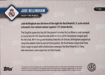 2023-24 Topps Now UEFA Champions League #021 Jude Bellingham Back