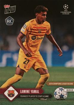 2023-24 Topps Now UEFA Champions League #040 Lamine Yamal Front