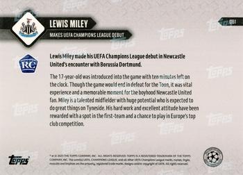 2023-24 Topps Now UEFA Champions League #061 Lewis Miley Back