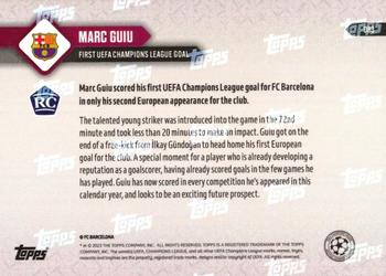 2023-24 Topps Now UEFA Champions League #083 Marc Guiu Back