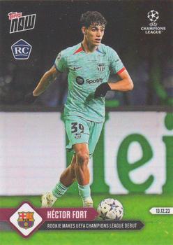 2023-24 Topps Now UEFA Champions League #086 Héctor Fort Front