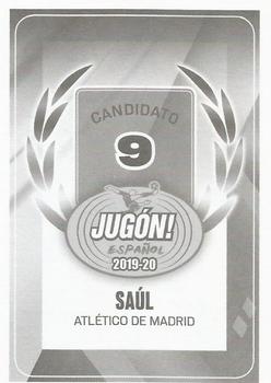 2019-20 Panini LaLiga Santander Este Stickers - Premios Jugon #9 Saul Niguez Back