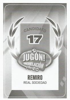2019-20 Panini LaLiga Santander Este Stickers - Premios Jugon #17 Alex Remiro Back